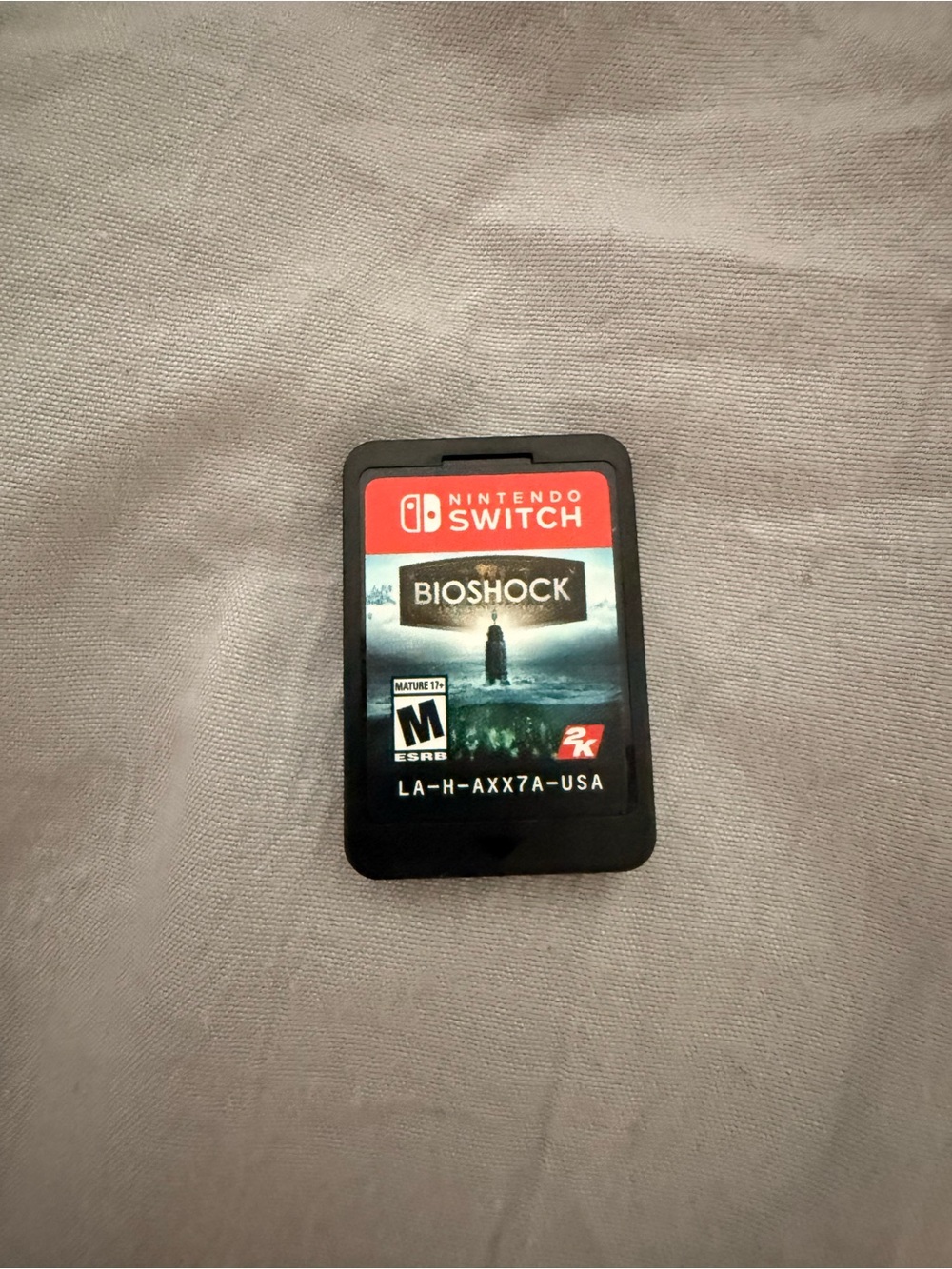 Nintendo Switch Bioshock Game Card - Black & Red Label